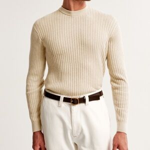 Abercrombie men’s stitch crew sweater size small